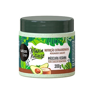 Máscara Maria Natureza 200g: Nutrição Intensa para Cabelos Ressecados
