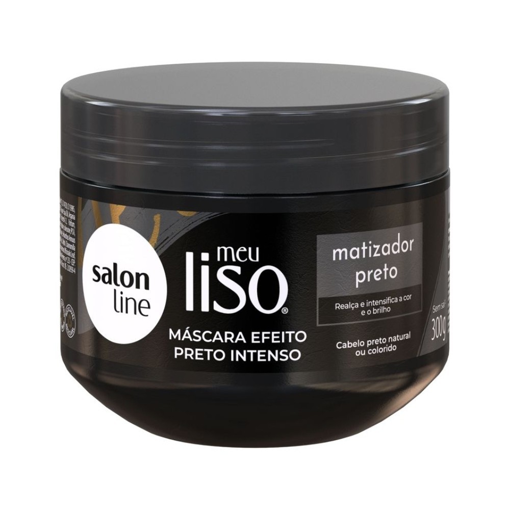 Máscara Matizadora Preto Meu Liso: Loiro Platinado!