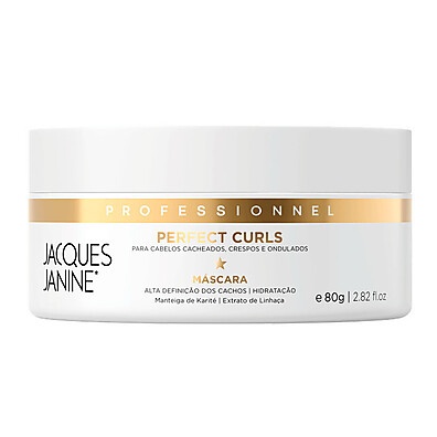 Máscara Perfect Curls Jacques Janine: Hidratação e Controle de Frizz para Cabelos Cacheados