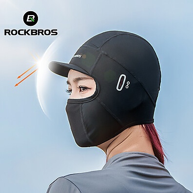 Máscara ROCKBROS Ice Silk: Proteção Solar Total