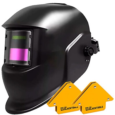 Máscara Solda Automática + Esquadro Magnético 12kg