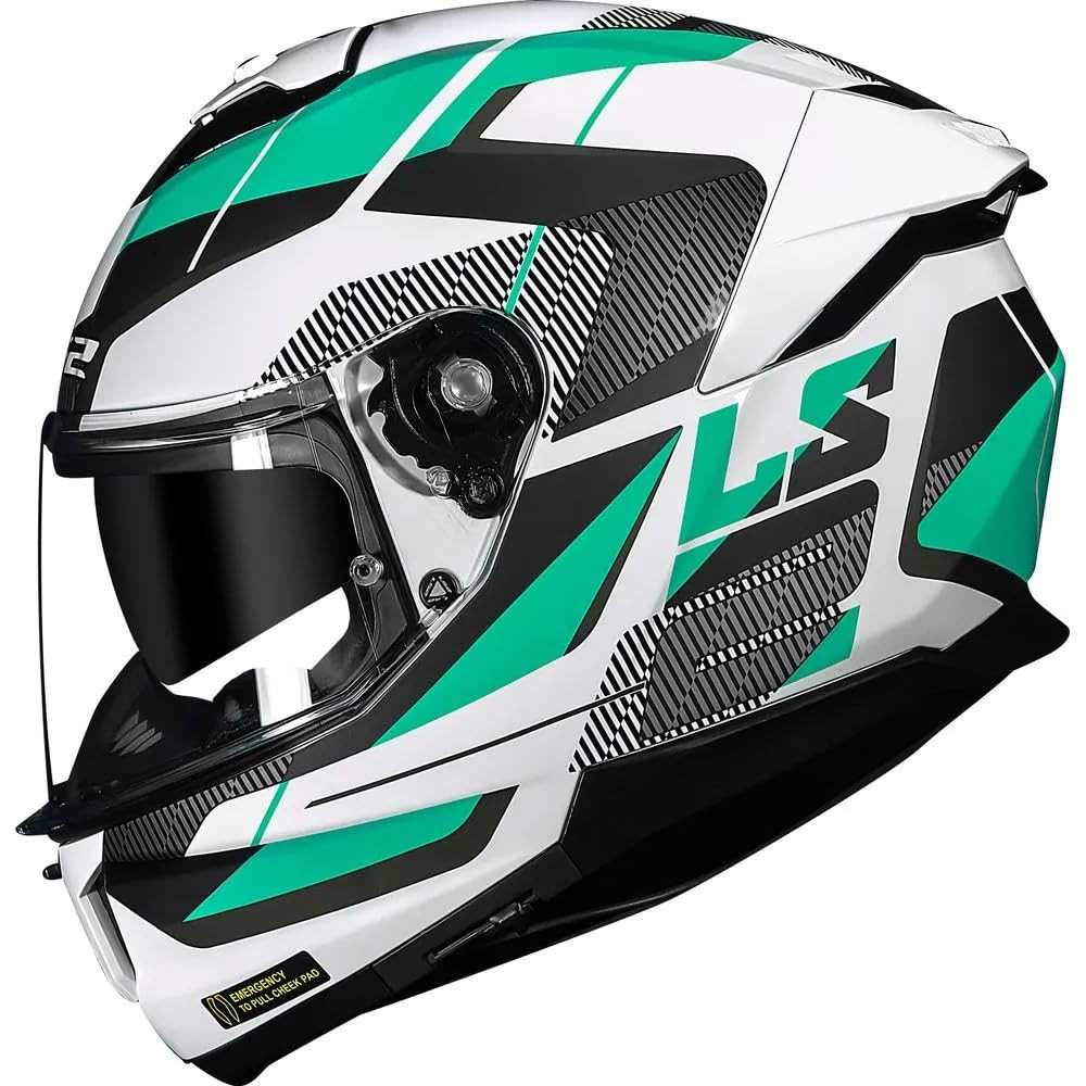 Capacete Masculino LS2 FF808 Road Verde: Segurança e Estilo para Sua Moto
