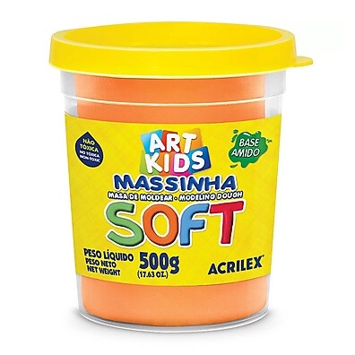 Massa de Modelar Soft 500g: Liberte a Criatividade!