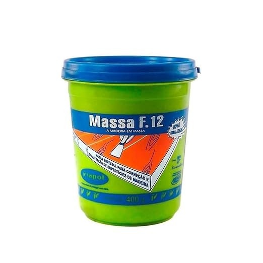 Massa Para Madeira F12 400g Branca