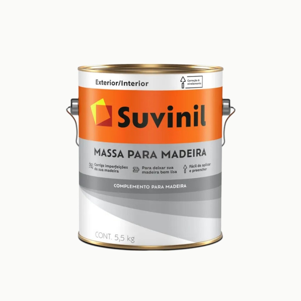 Massa para Madeira Suvinil 5,5kg: Acabamento Impecável