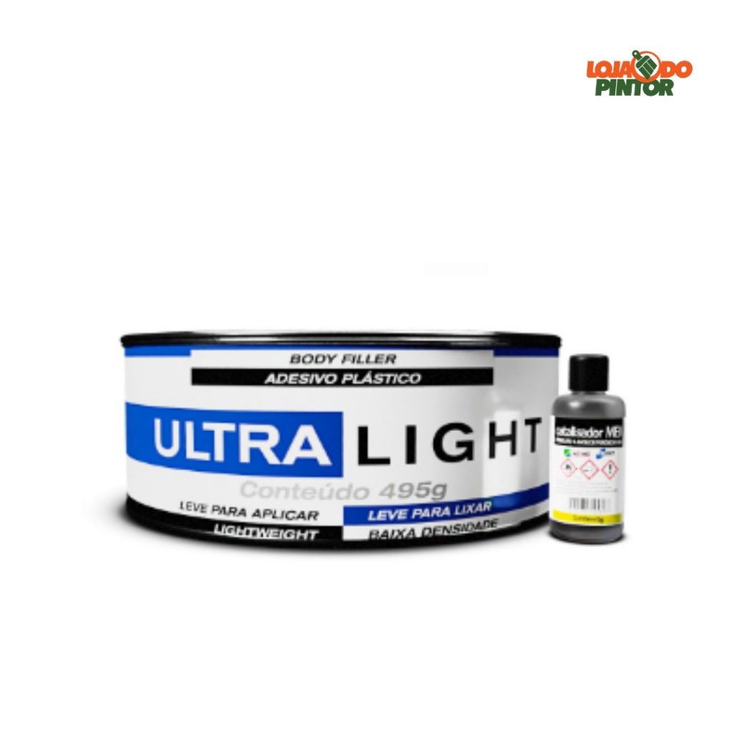 Massa Plástica Ultra Light Maxi Rubber: Repare e Adule!