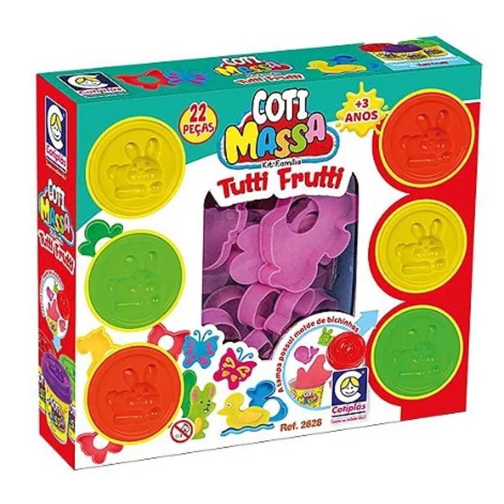 Massinha Coti Tutti Frutti: Diversão em Família!