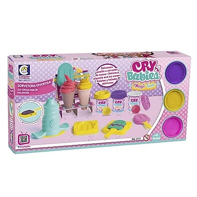 Massinha Cry Babies Sorveteria: Diversão Gelada!