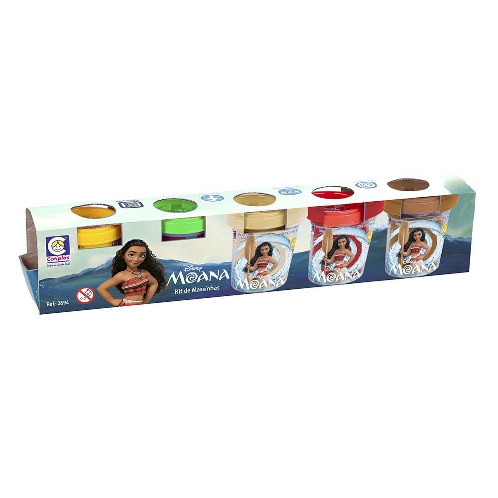 Massinha Moana Disney: Crie Aventuras!