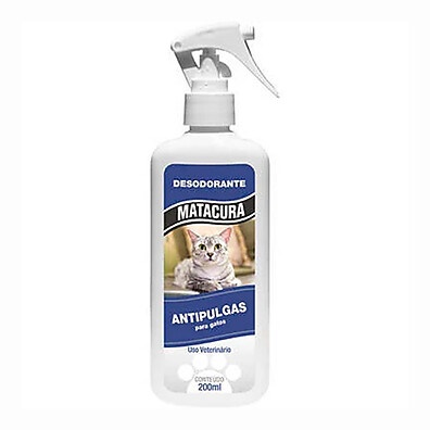 Matacura Gatos: Spray Antipulgas Eficaz 200mL