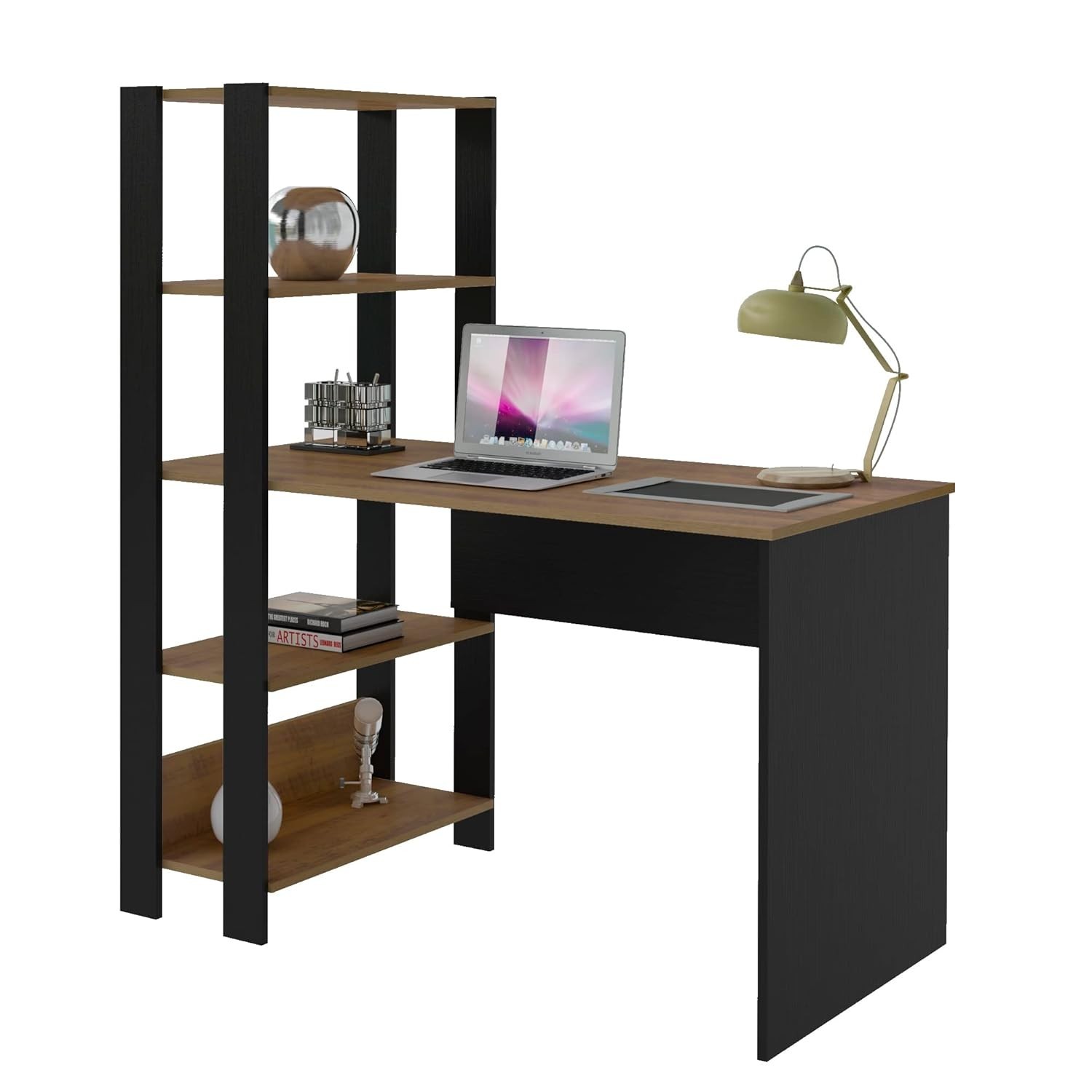 match-design-em-moderno-pretopinho-com-estante-a-lateral-industrial-escrivaninha-a