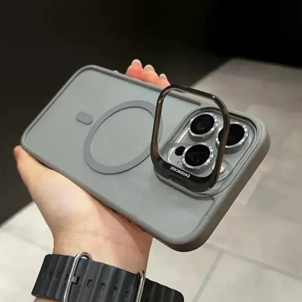 Capa MagSafe com Proteção para Câmera iPhone 11 a 16 Pro Max