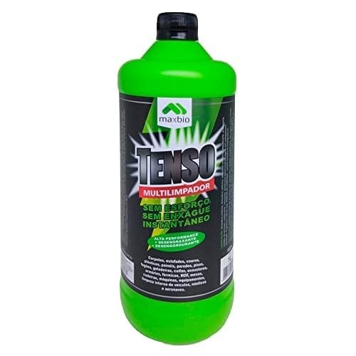Limpa Estofados e Carpetes Maxbio - 1L - Removedor de Manchas para Sofá, Carro e Couro