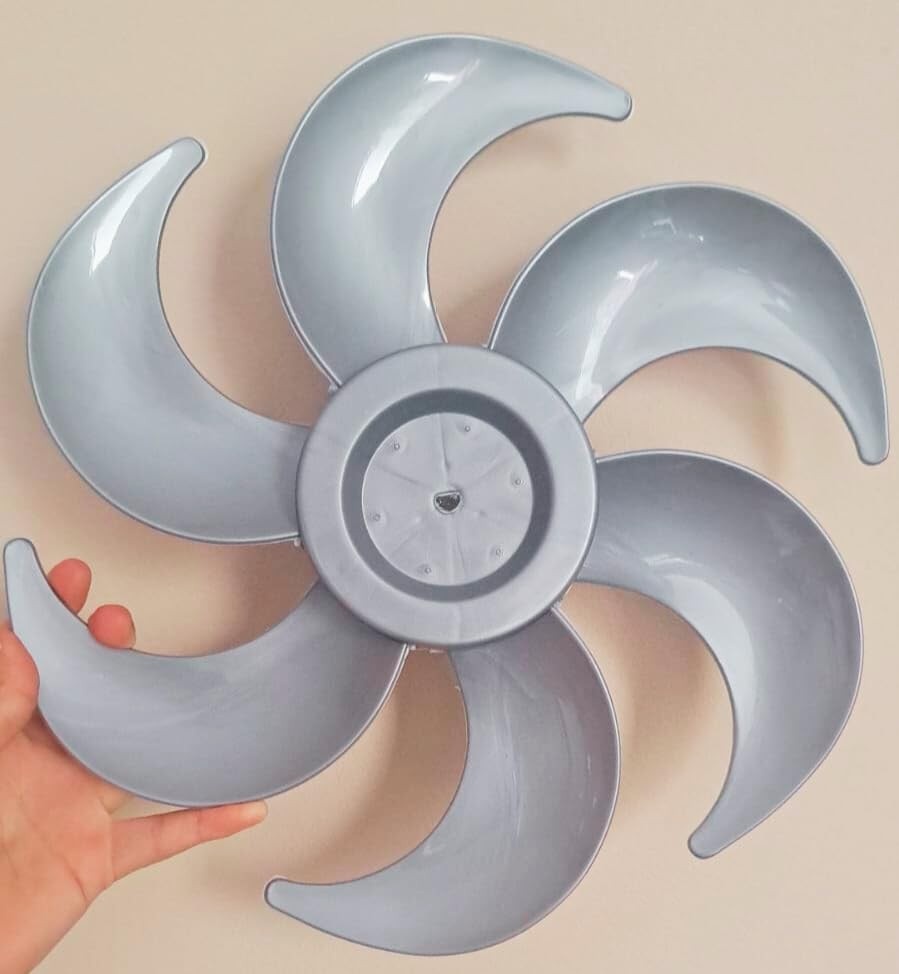 Hélice Ventilador Mondial Maxi Power 30cm 6 Pás Cinza - Alta Performance