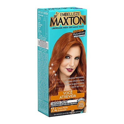 Maxton 7.4: Louro Médio Acobreado Radiante