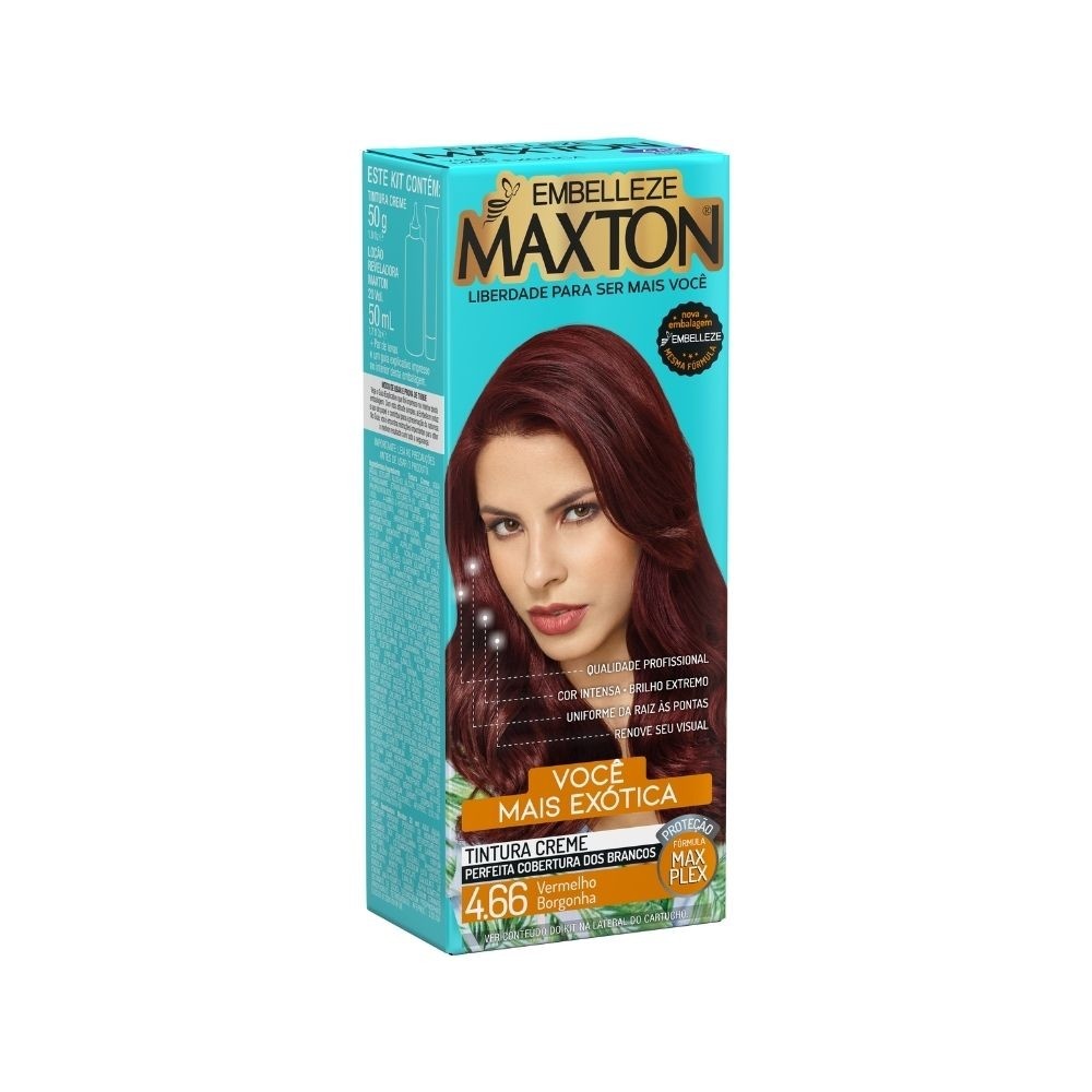 Maxton Vermelho Borgonha 4.66: Seu Ruivo Exótico