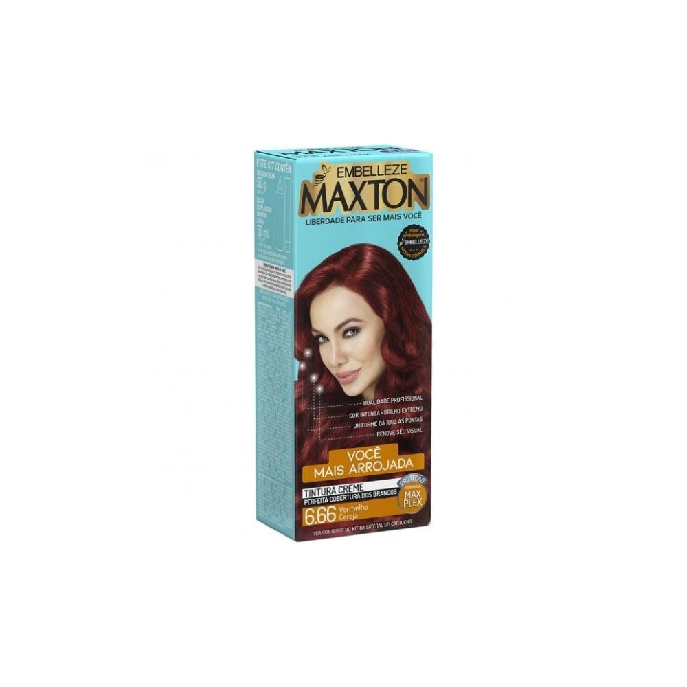 Maxton Vermelho Cereja 6.66: Seu Ruivo Intenso!