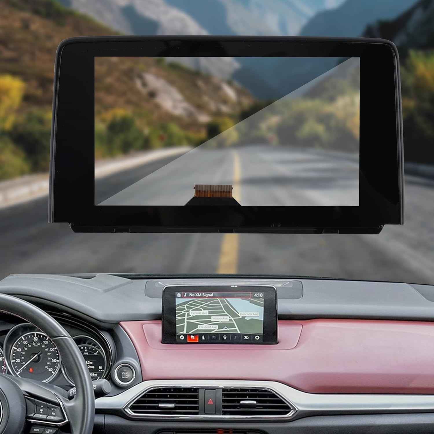 Tela Touchscreen 8" YADINATAY para Mazda CX-9 2016-2019 | Substituição Digitalizador Vidro