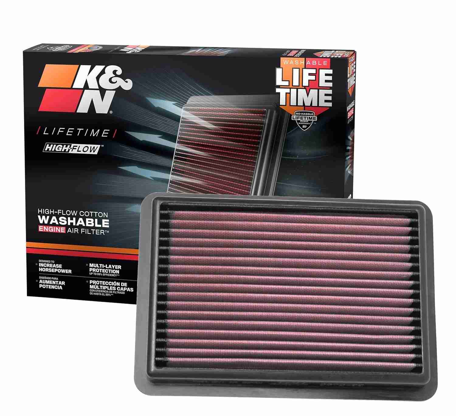 Filtro de Ar K&N para Mazda 3 e CX-30 (2019-2020): Alto Desempenho, Lavável e Reutilizável