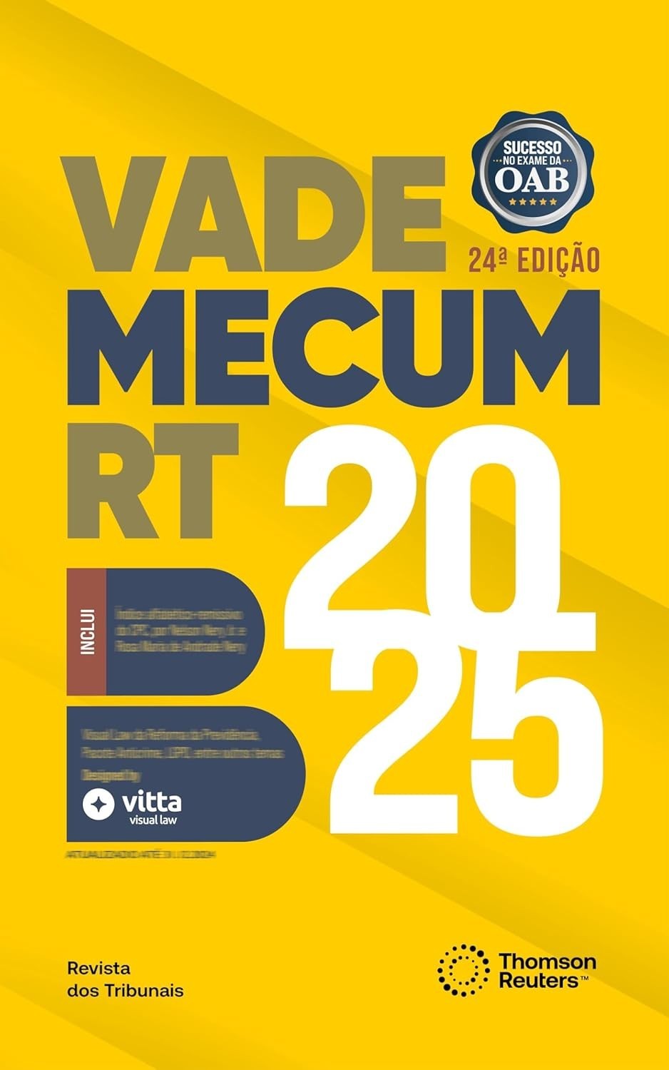 Vade Mecum RT 2025 - 24ª Edição: Essencial para OAB e Prática Jurídica