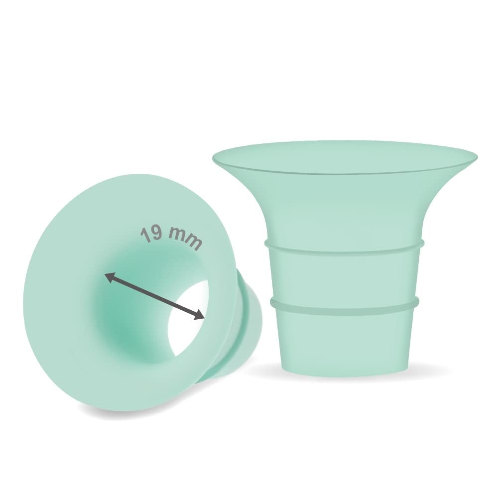 Maymom Flange Inserção 19mm – Compatível com Bombas Medela, Spectra, Elvie e Mais | Redução de 24mm para 19mm