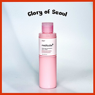 MEDICUBE PDRN Pink Niacinamide Toner – Hidratação e Brilho em 150ml