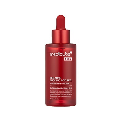 Medicube Red Acne Succinic Acid Peel 40g: Tratamento Antiacne