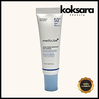 Medicube Zero Pore Moisture Sérum Solar 20ml – Hidratação sem Poros Entupidos