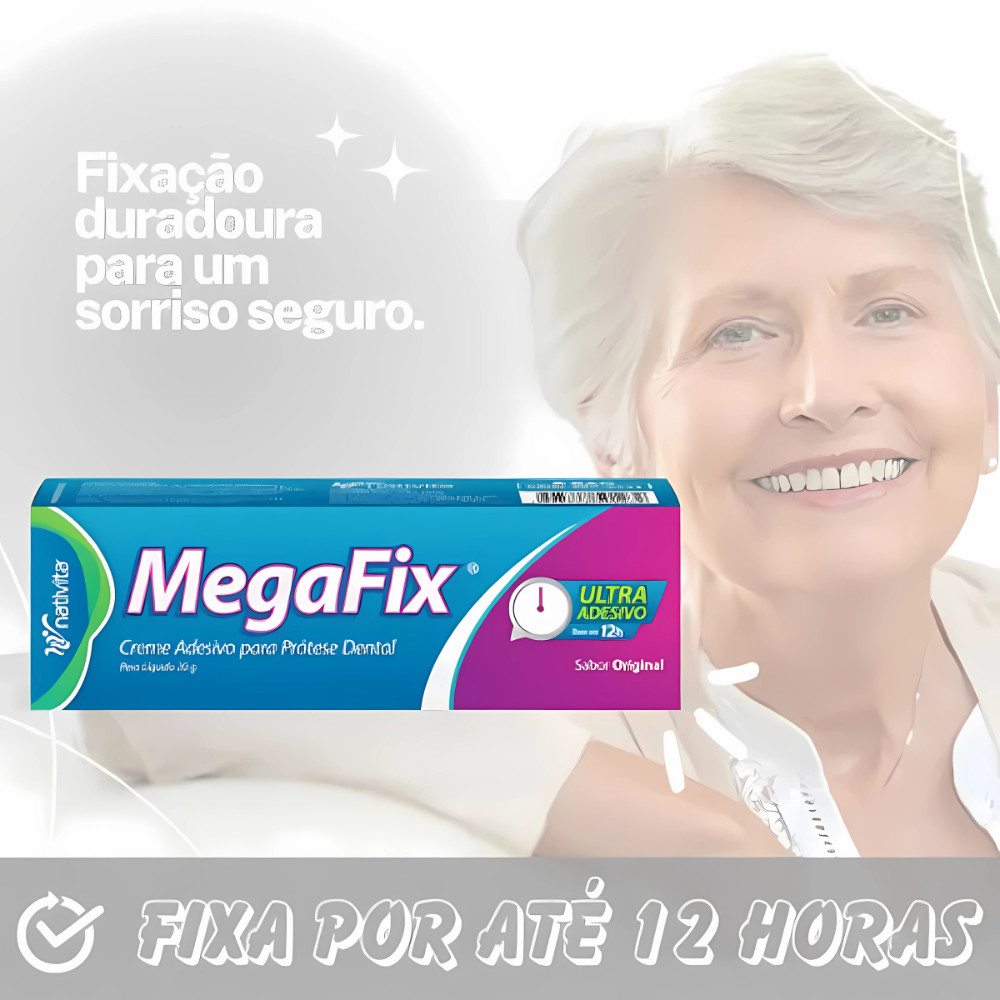 Megafix: Fixação Segura e Conforto para sua Dentadura