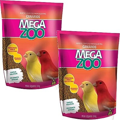 Megazoo Canários: Ração Super Premium 350g