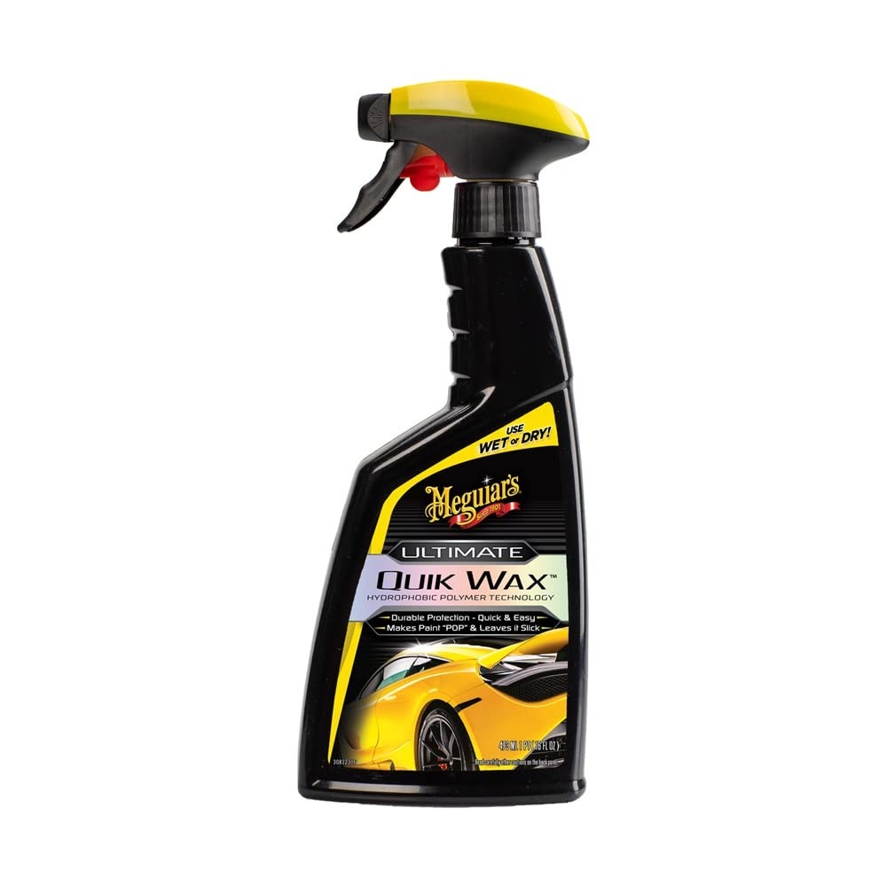 Meguiar's Ultimate Cera Rápida 473ml - Brilho Profundo e Proteção Hidrofóbica para Carros