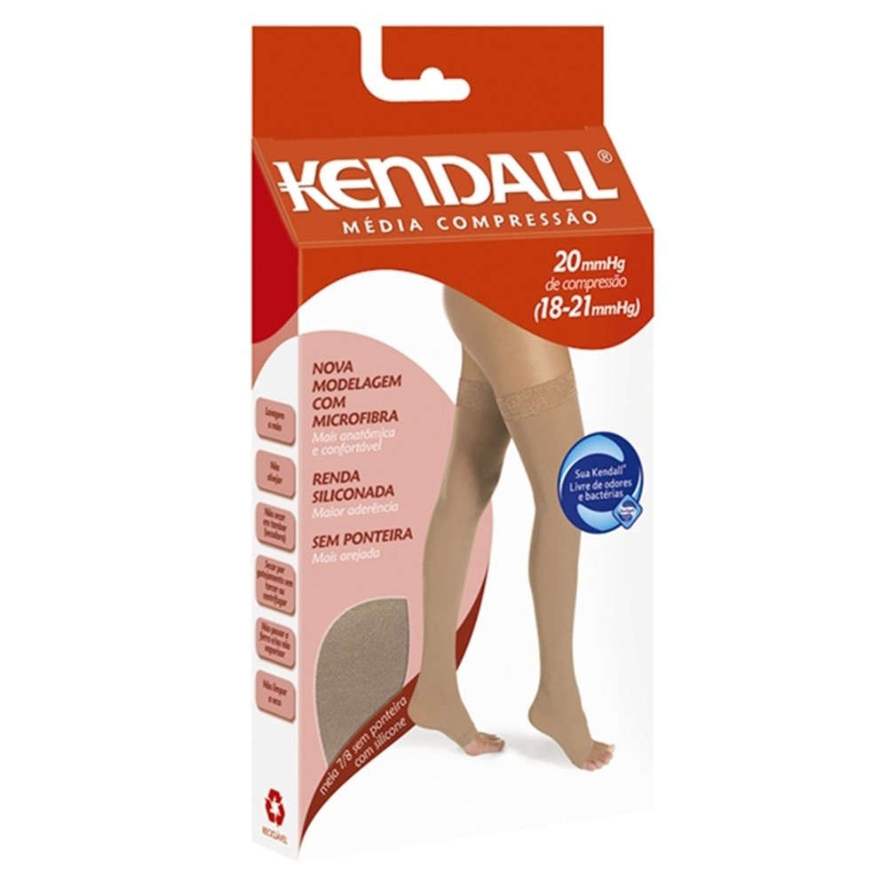 Meia 7/8 Kendall: Alívio e Conforto para Suas Pernas