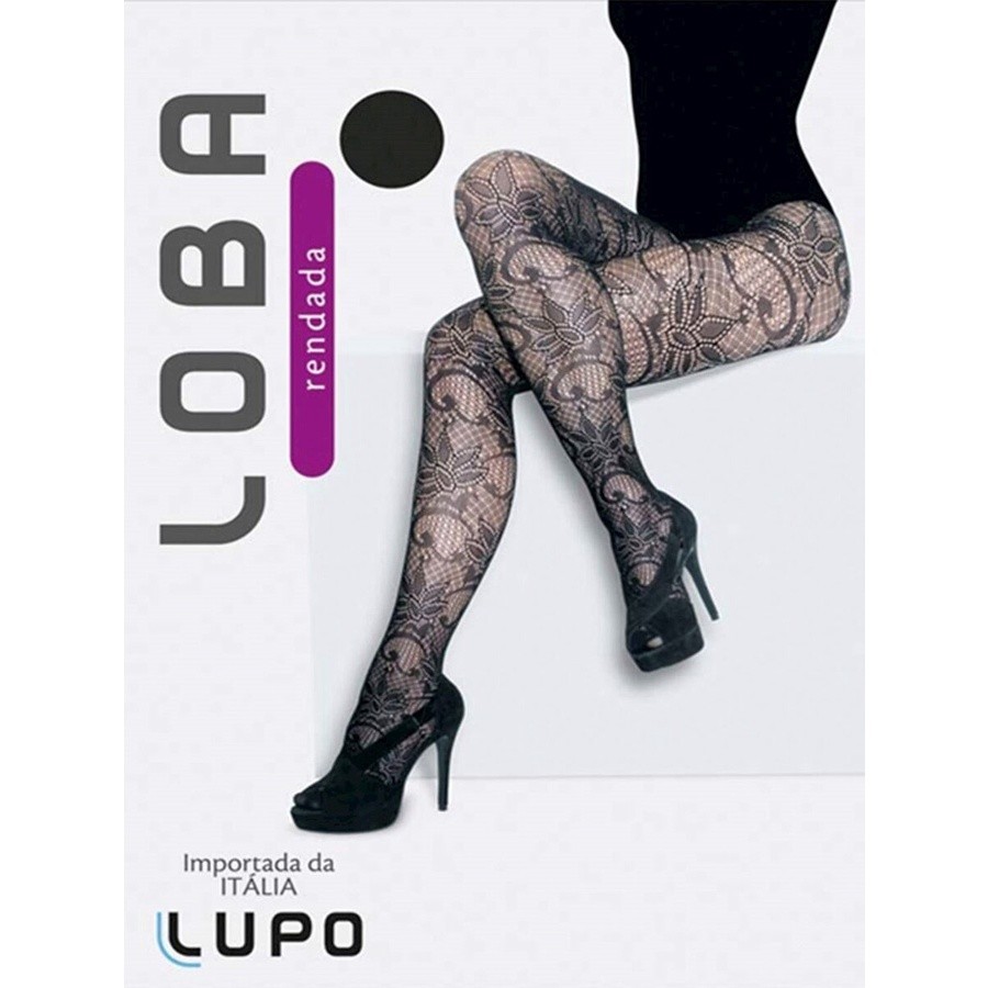Meia Calça Rendada Loba: Elegância e Sensualidade