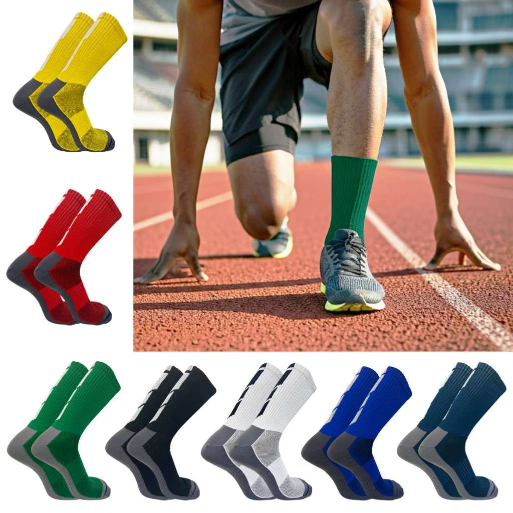 Meia de Corrida Cano Longo: Performance e Conforto!