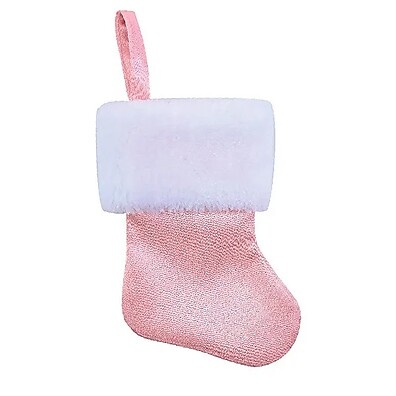 Meia de Natal Rosa: Decore com Charme!