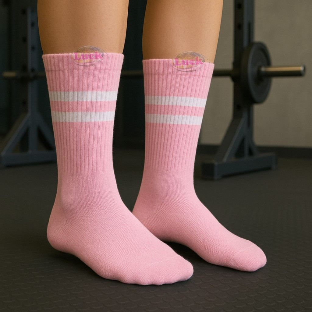 Meia Feminina Cano Alto Algodão: Kit 6 Pares!