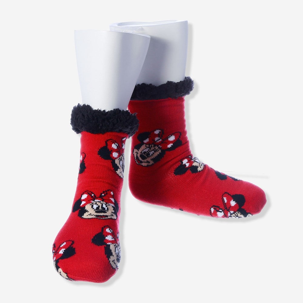 Meia Pantufa Minnie Disney: Conforto e Calor!