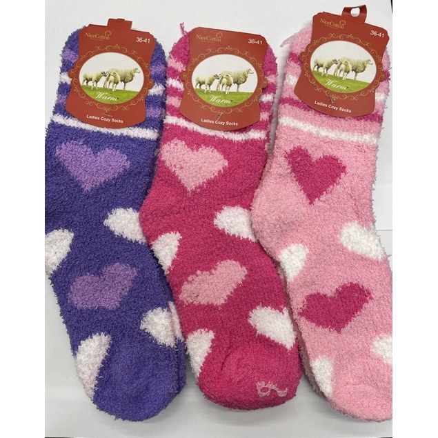 Meia Térmica Feminina de Lã Grossa para Inverno