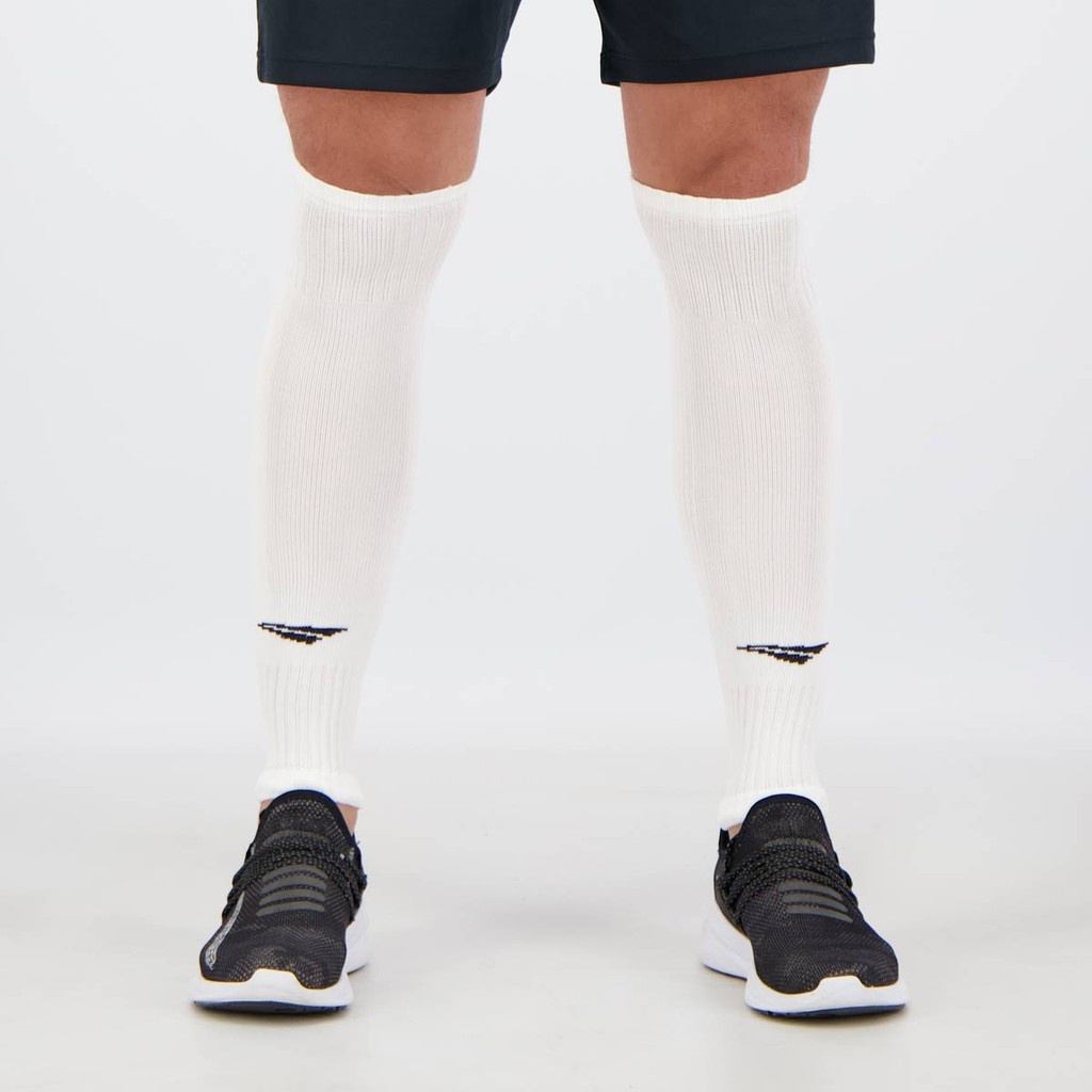 Meião Canelito Penalty Storm Branco: Tecnologia para Jogo