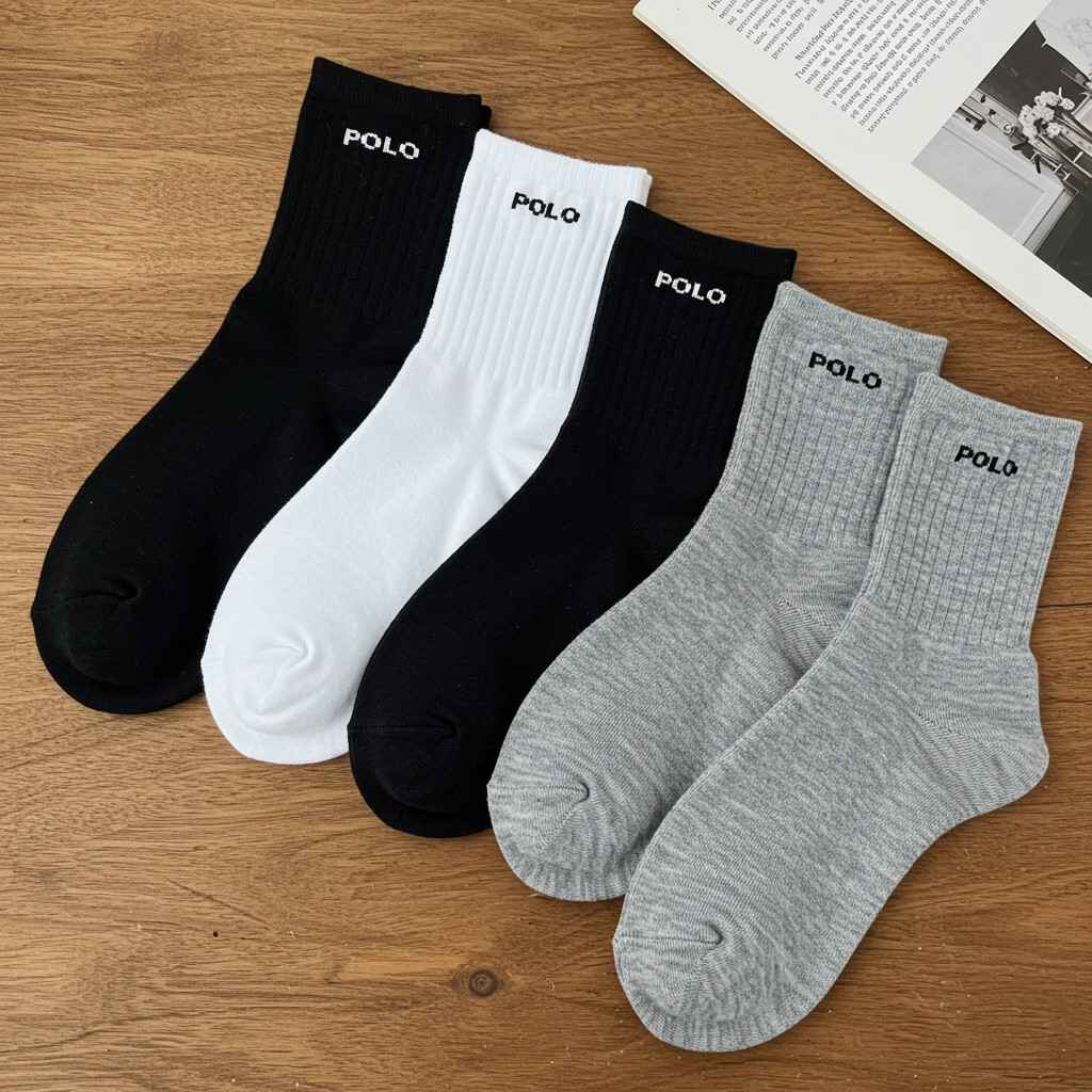 Meias Algodão Premium: Conforto e Estilo!