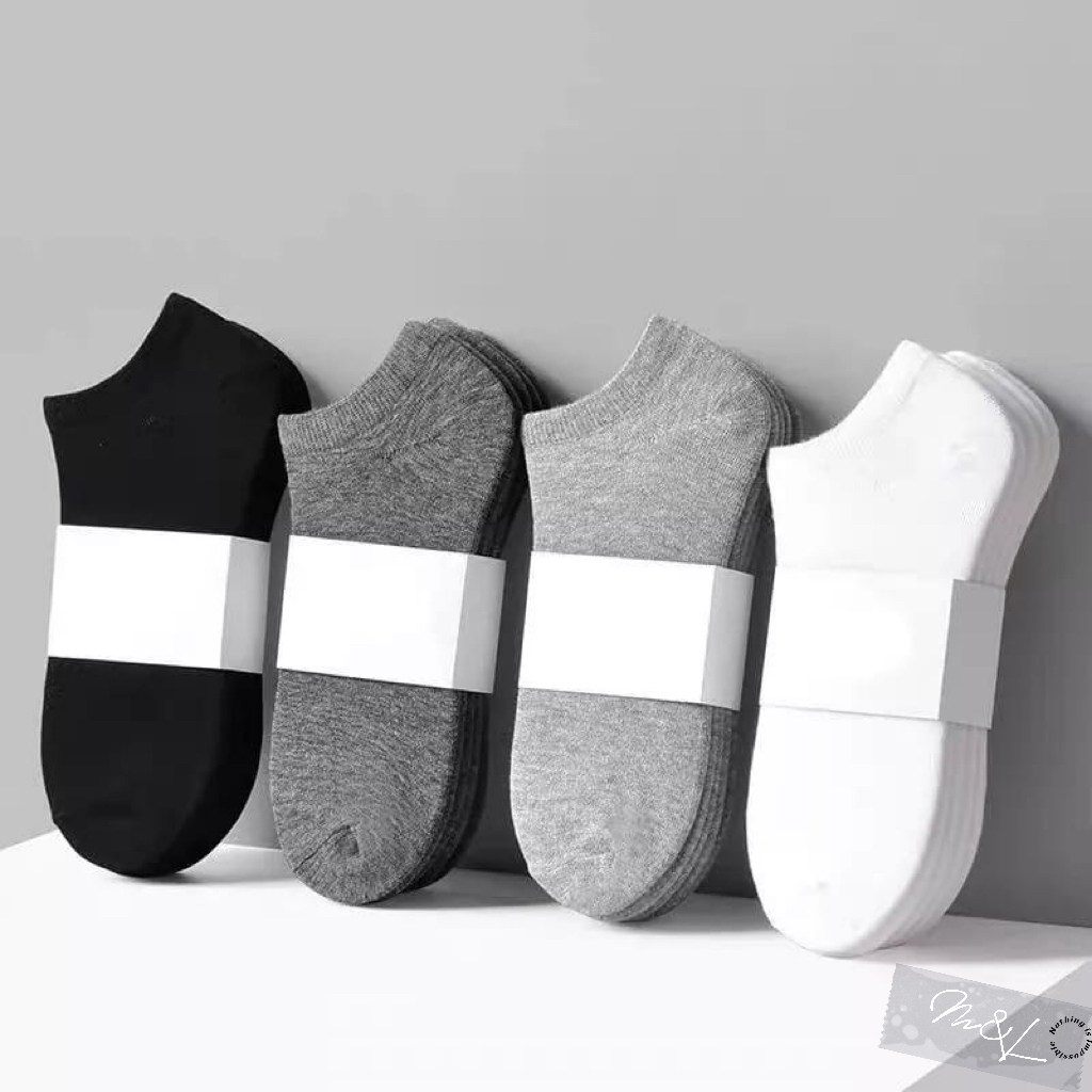 Meias Cano Curto Unissex – Kit com 12 Pares