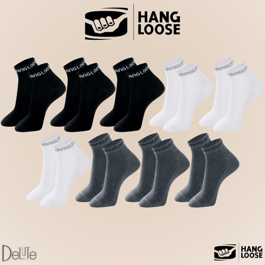 Meias Esportivas Hang Loose: Conforto em 9 Pares!