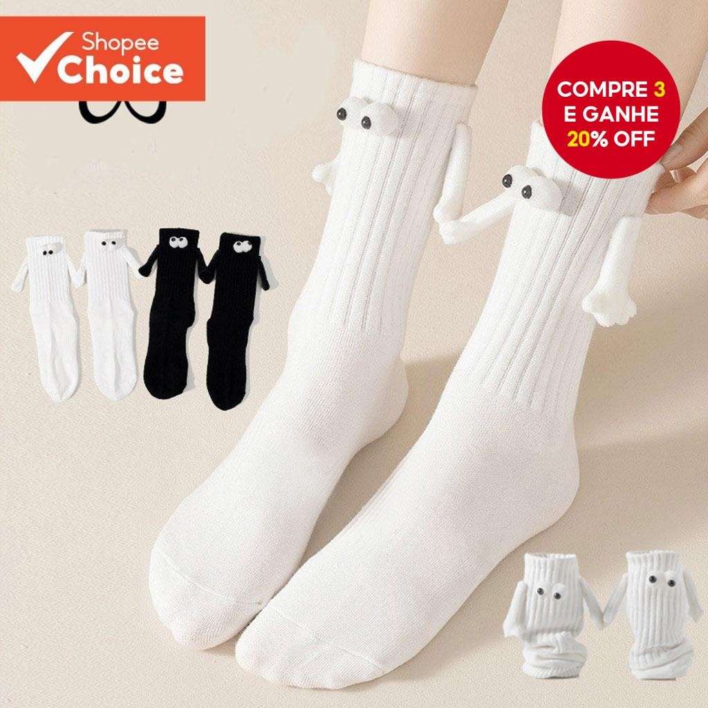 Meias Magnéticas Casal: Conforto e Estilo!