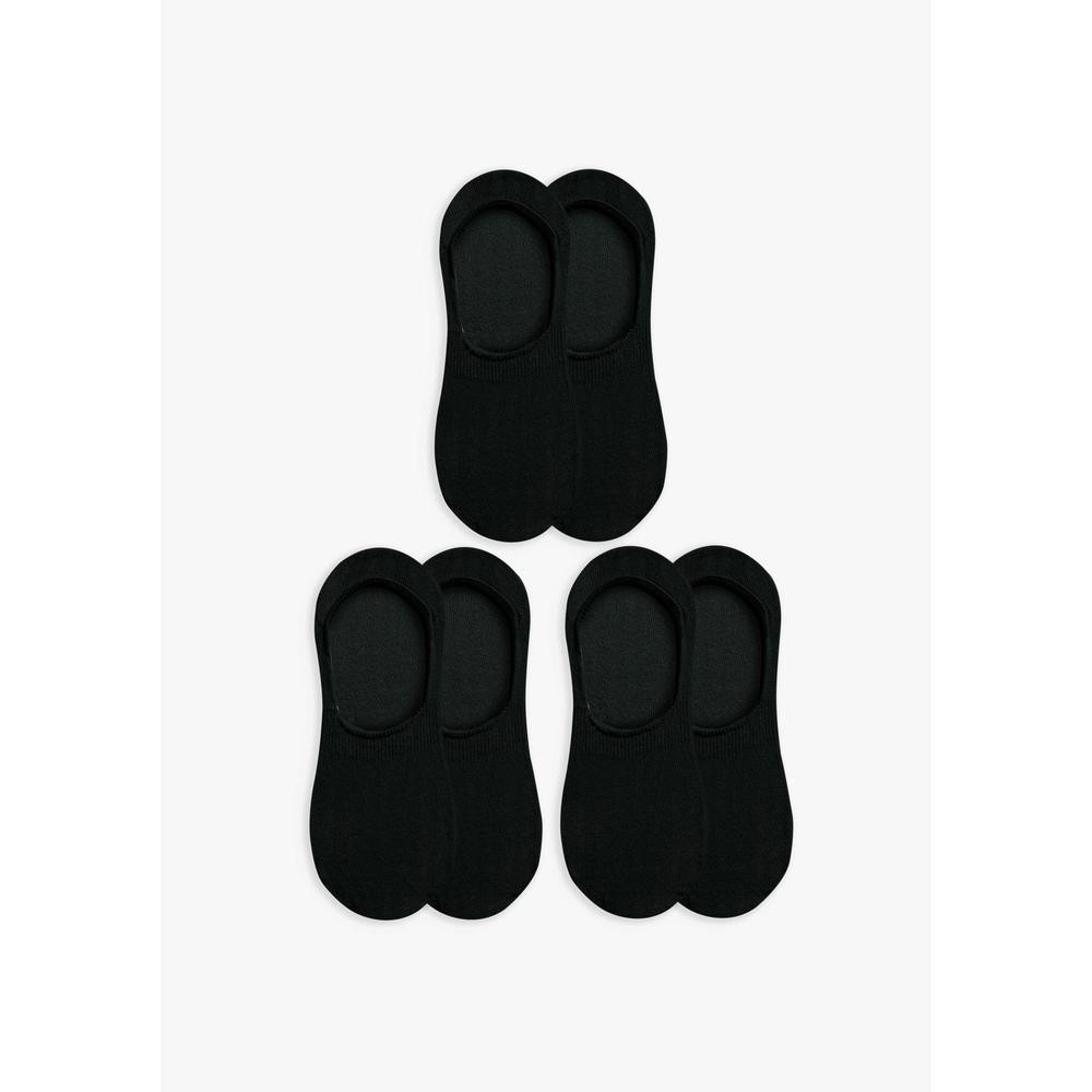 Meias Sapatilha Invisível Hering: Kit 3 Pares