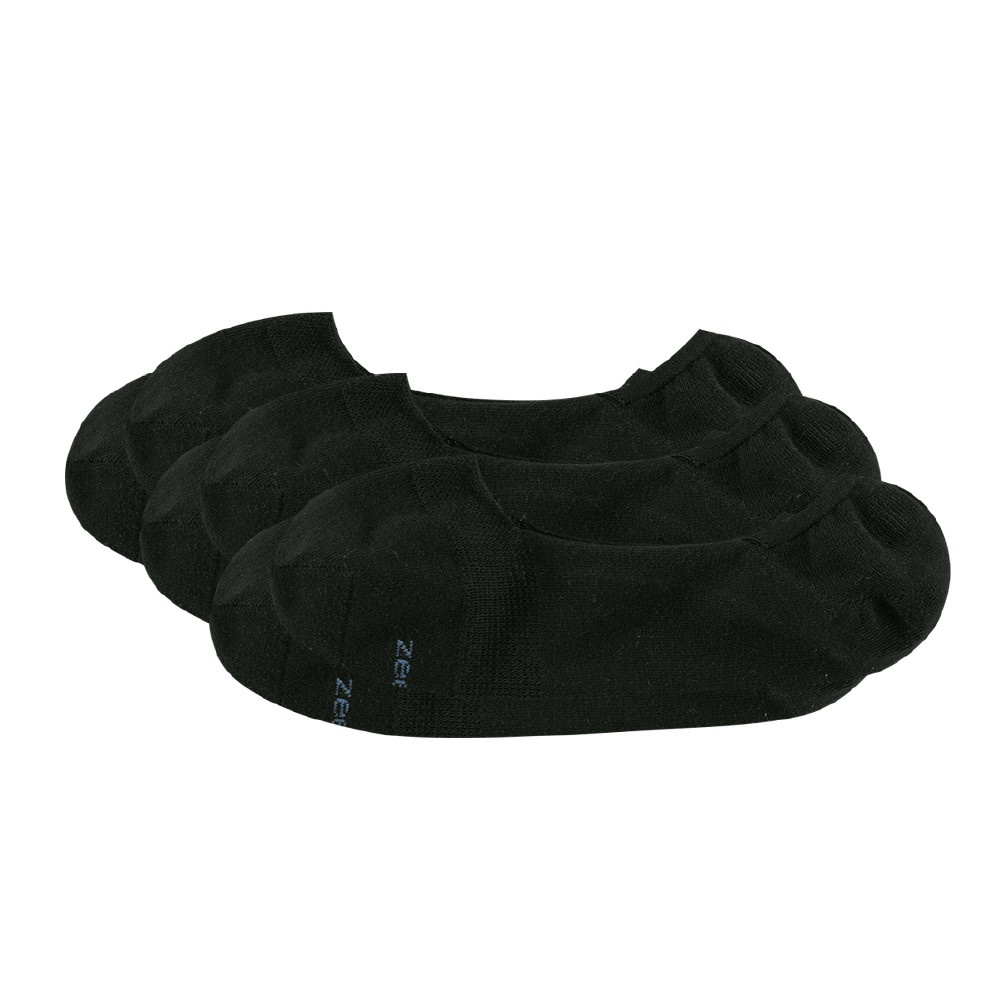 Meias Sapatilhas: Kit 3 Pares Preto Conforto!