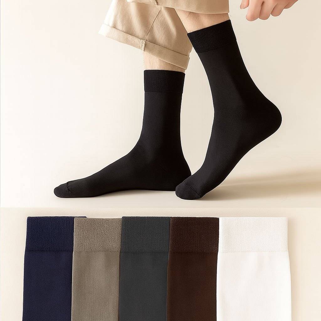 Meias Sociais Cano Longo: Conforto e Elegância