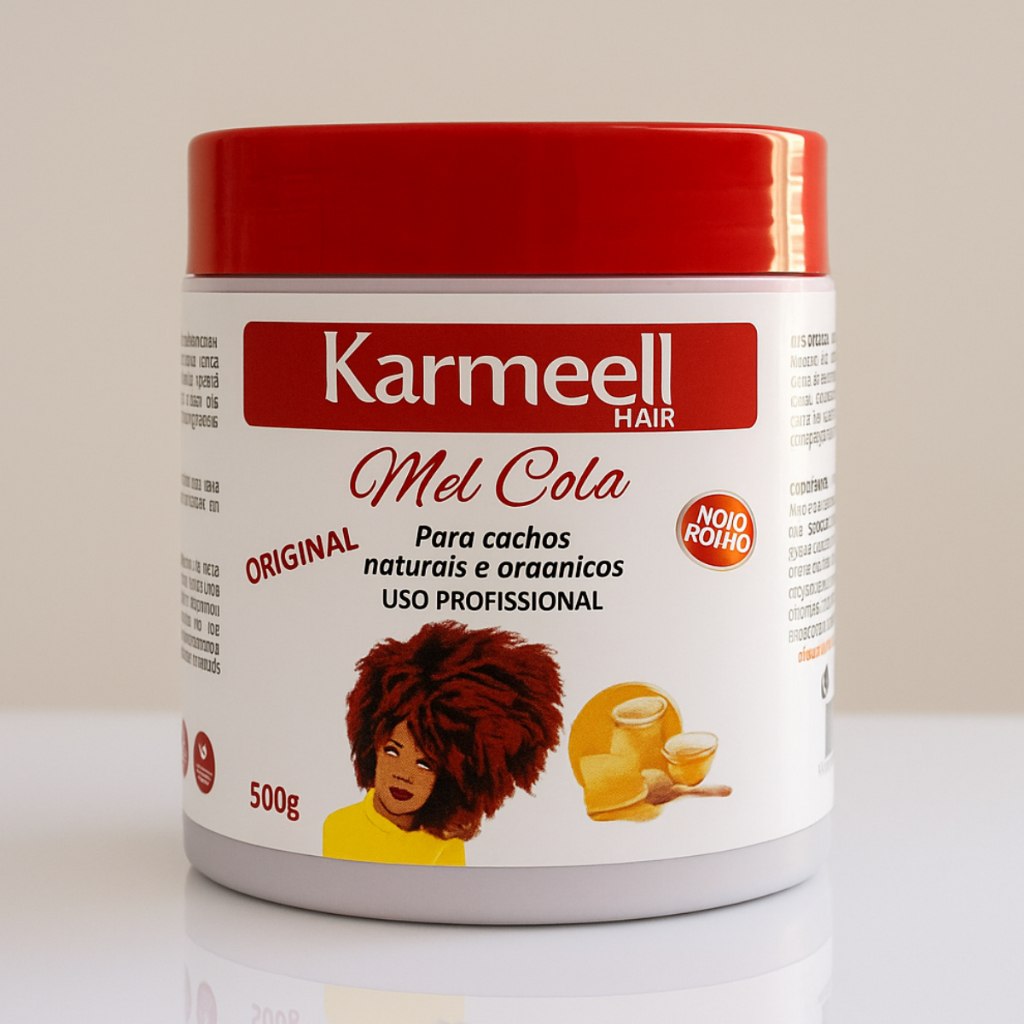Mel Cola 500g Profissional: Fixador de Cachos Potente e Hidratante