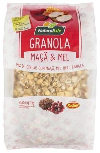 Granola Natural Life - Maçã e Mel - 1Kg