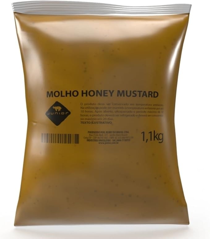 Molho De Mostarda E Mel Junior Kerry Pouch 1,1kg