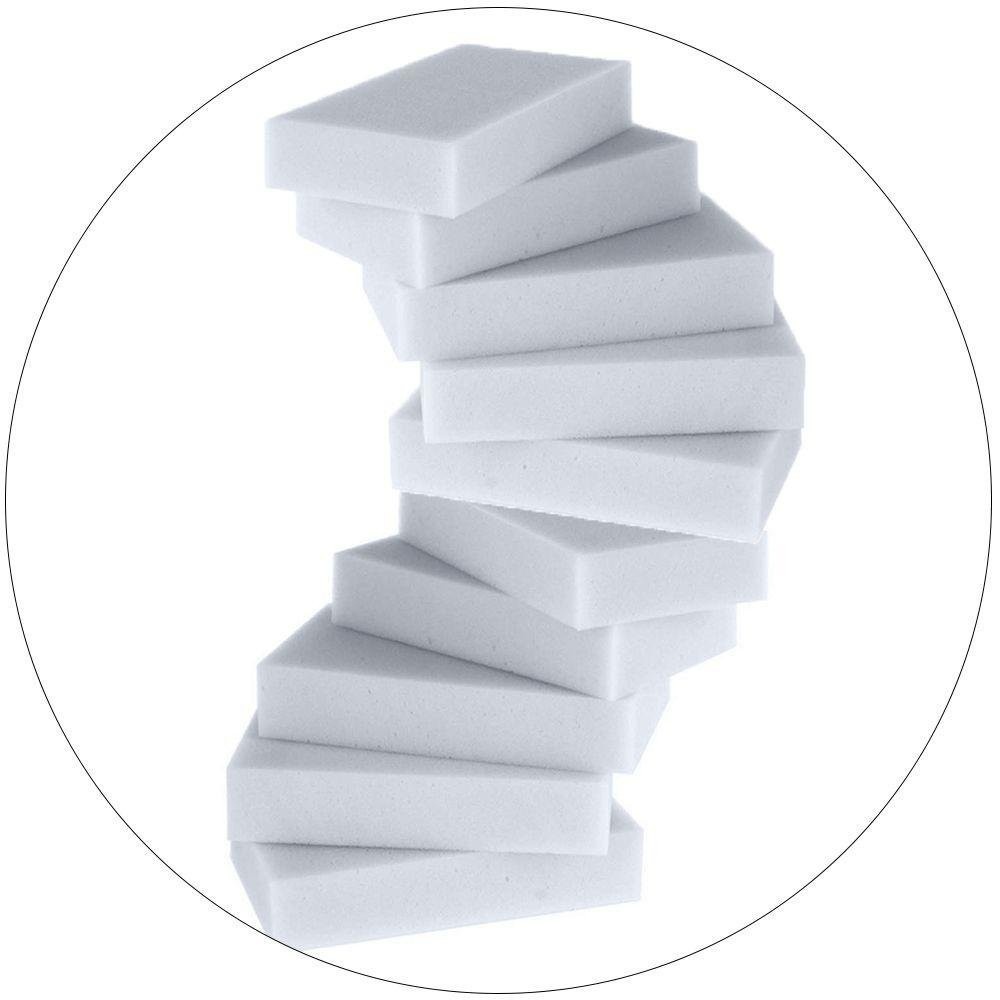 Kit 10 Esponjas Mágicas de Melamina Original - Limpeza Profunda e Sem Esforço